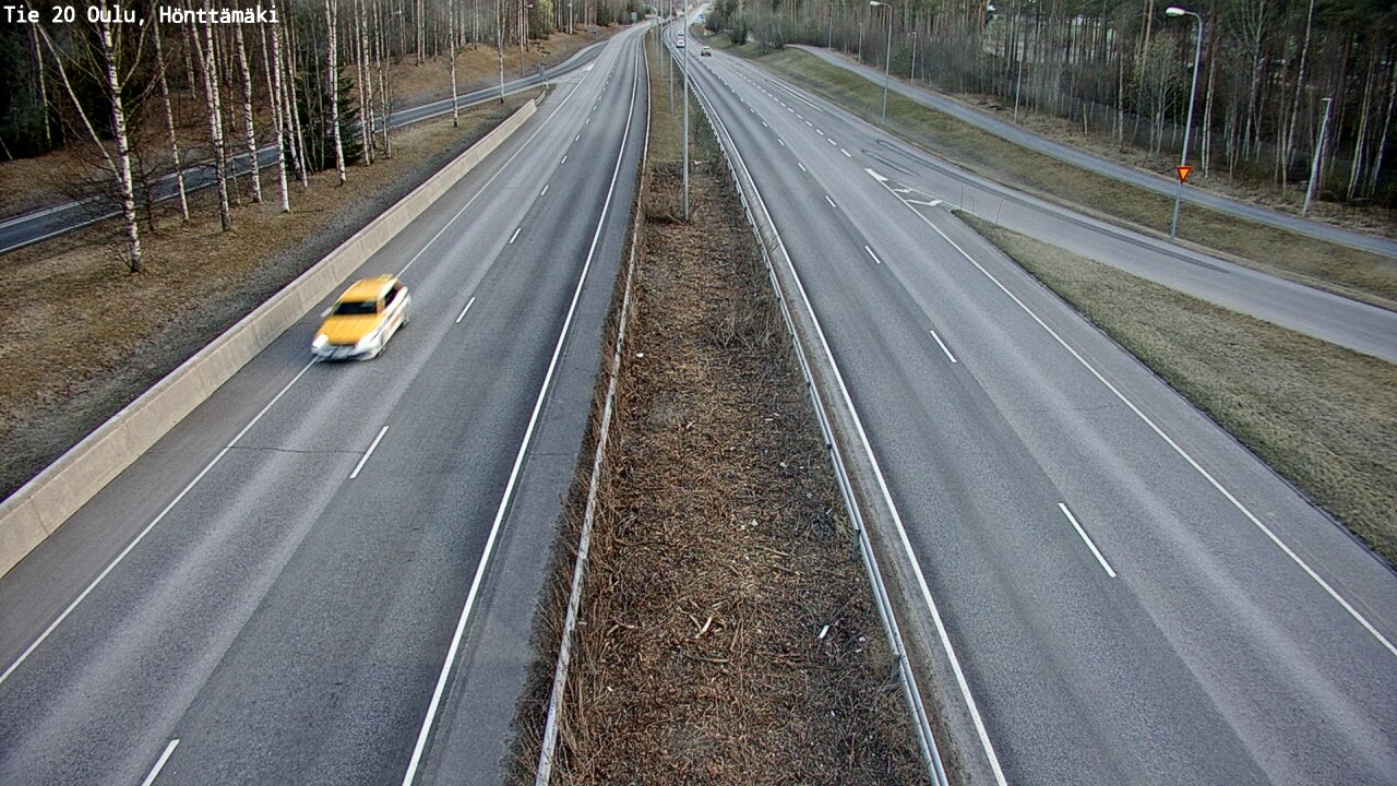 Weather Camera Image Road 20 Oulu, Hönttämäki, Oulu, Pohjois-Pohjanmaa