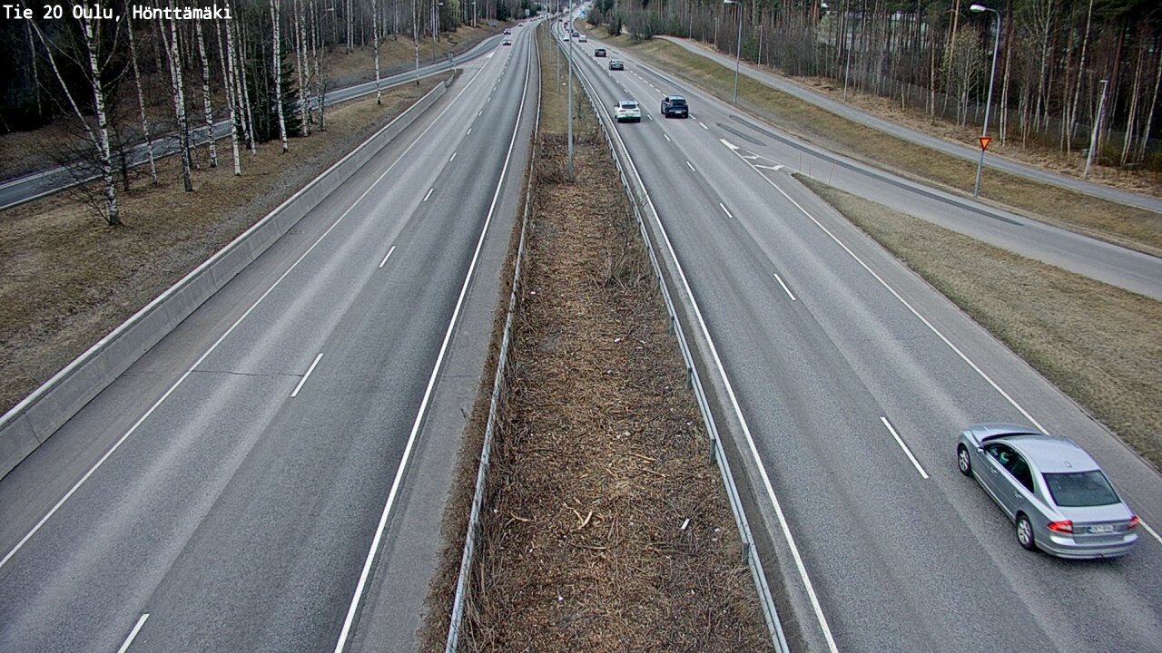 Weather Camera Image Road 20 Oulu, Hönttämäki, Oulu, Pohjois-Pohjanmaa
