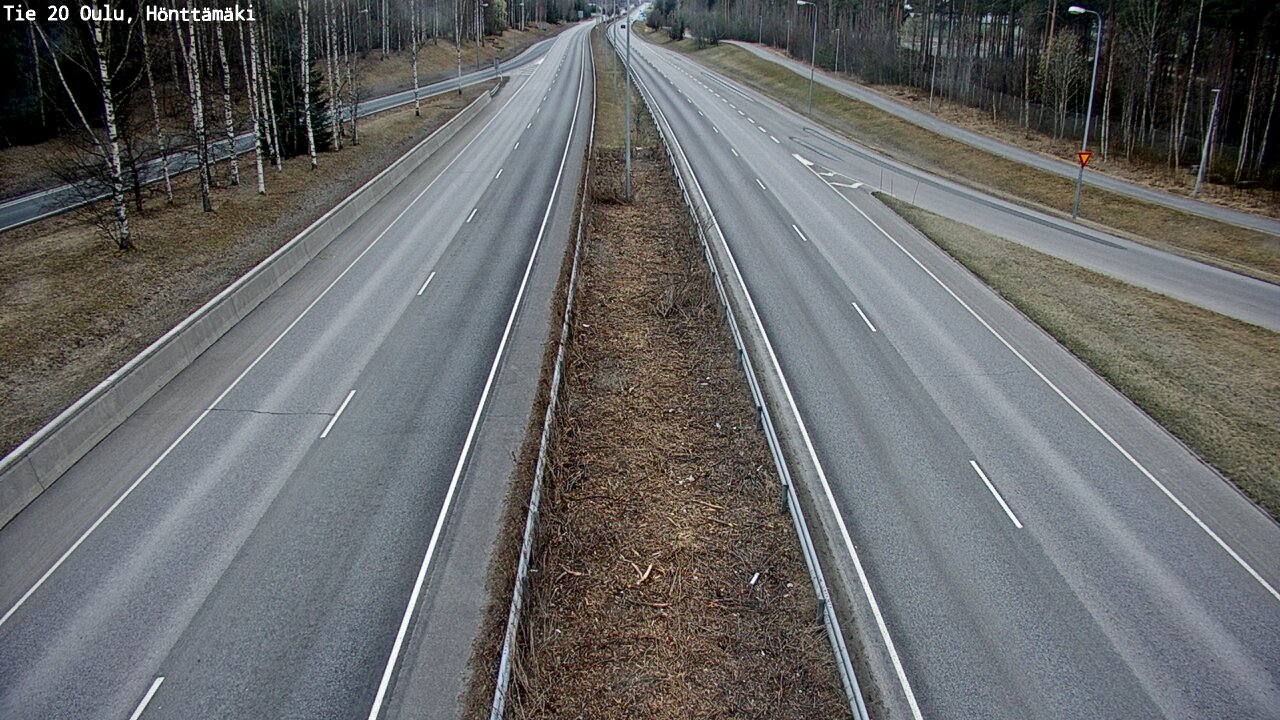 Kelikamerat Kuva Tie 20 Oulu, Hönttämäki, Oulu, Pohjois-Pohjanmaa