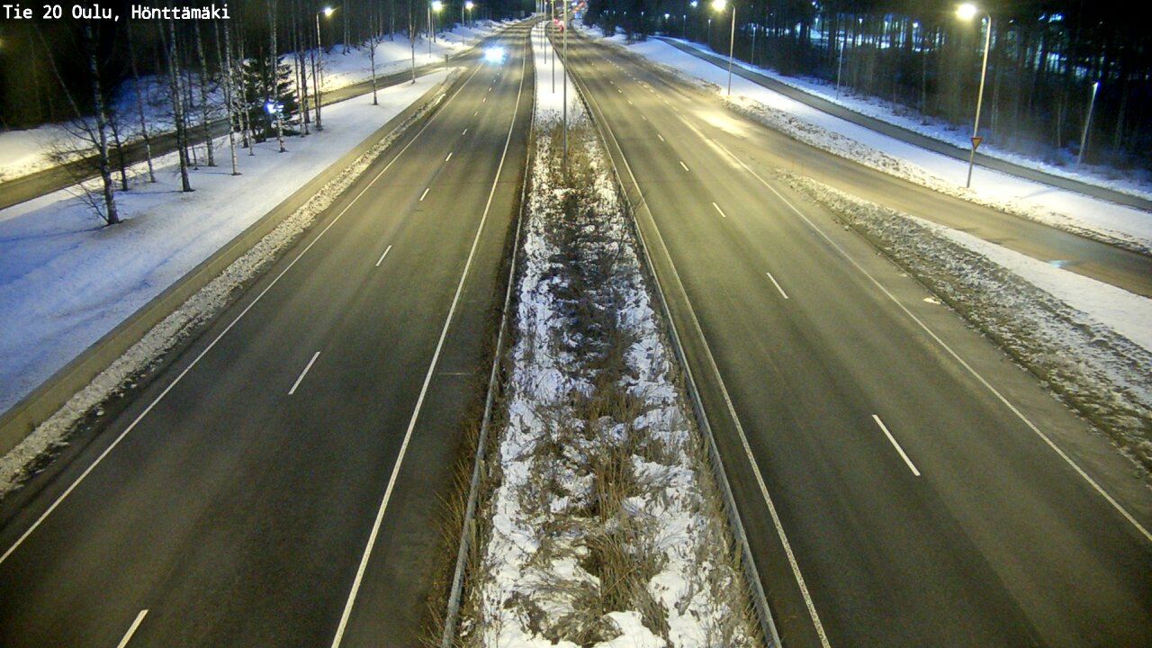 Kelikamerat Kuva Tie 20 Oulu, Hönttämäki, Oulu, Pohjois-Pohjanmaa