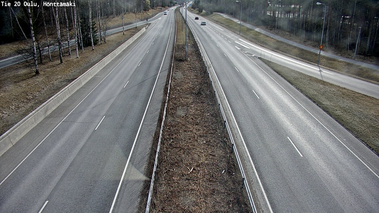 Weather Camera Image Road 20 Oulu, Hönttämäki, Oulu, Pohjois-Pohjanmaa
