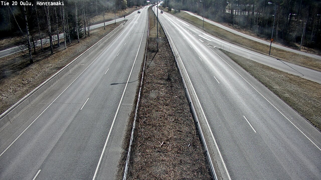 Weather Camera Image Road 20 Oulu, Hönttämäki, Oulu, Pohjois-Pohjanmaa