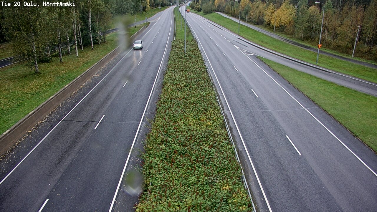 Weather Camera Image Road 20 Oulu, Hönttämäki, Oulu, Pohjois-Pohjanmaa
