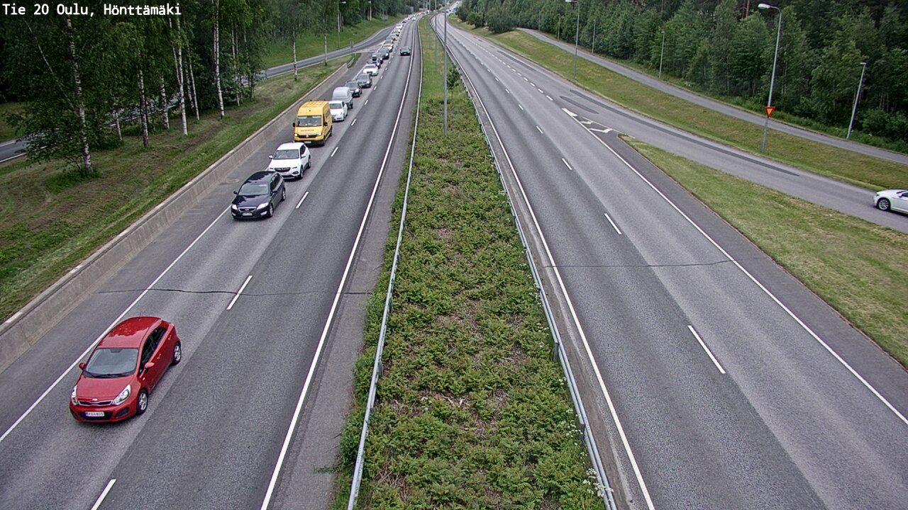 Weather Camera Image Road 20 Oulu, Hönttämäki, Oulu, Pohjois-Pohjanmaa