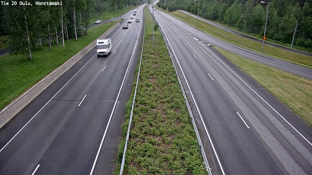 Kelikamerat Kuva Tie 20 Oulu, Hönttämäki, Oulu, Pohjois-Pohjanmaa