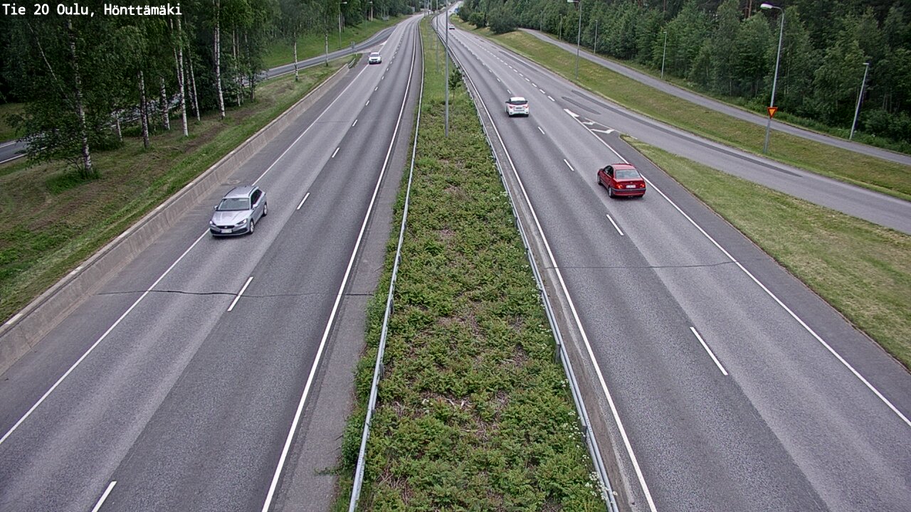 Weather Camera Image Road 20 Oulu, Hönttämäki, Oulu, Pohjois-Pohjanmaa
