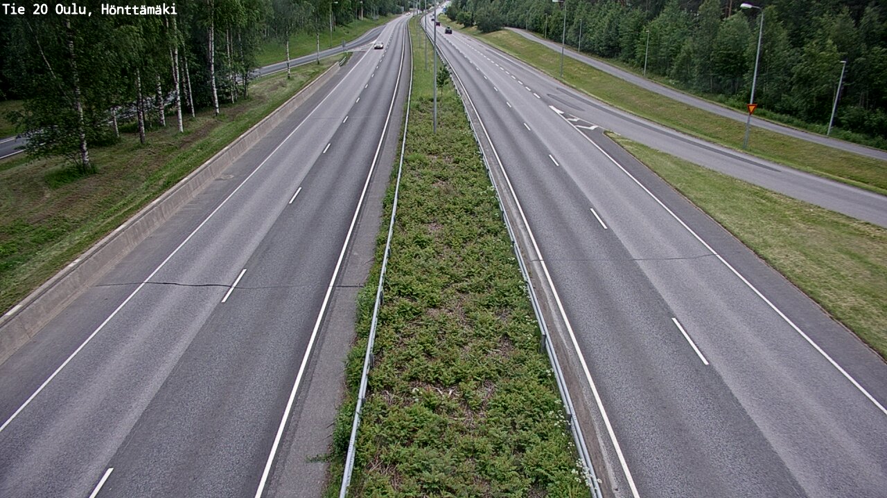 Weather Camera Image Road 20 Oulu, Hönttämäki, Oulu, Pohjois-Pohjanmaa