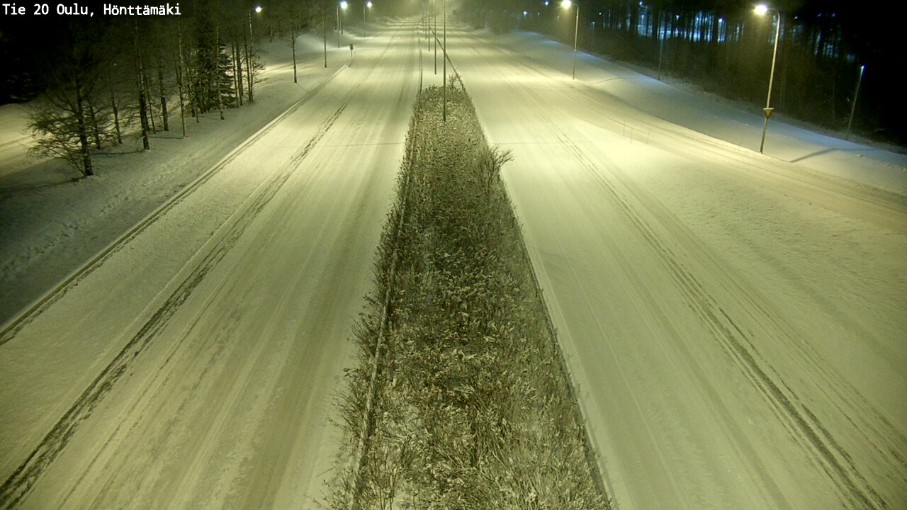 Kelikamerat Kuva Tie 20 Oulu, Hönttämäki, Oulu, Pohjois-Pohjanmaa