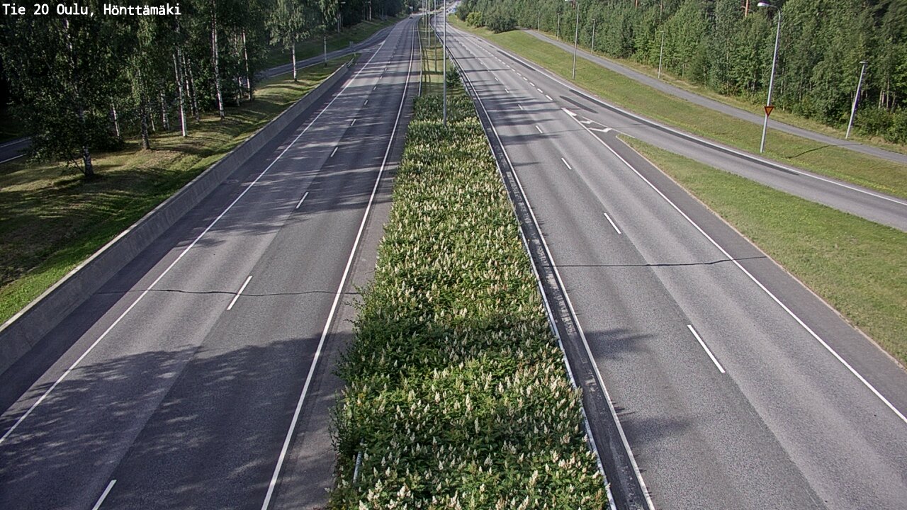 Weather Camera Image Road 20 Oulu, Hönttämäki, Oulu, Pohjois-Pohjanmaa