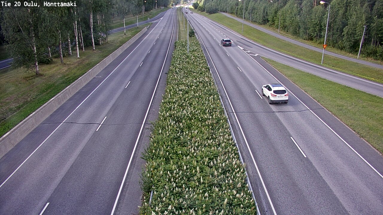 Kelikamerat Kuva Tie 20 Oulu, Hönttämäki, Oulu, Pohjois-Pohjanmaa