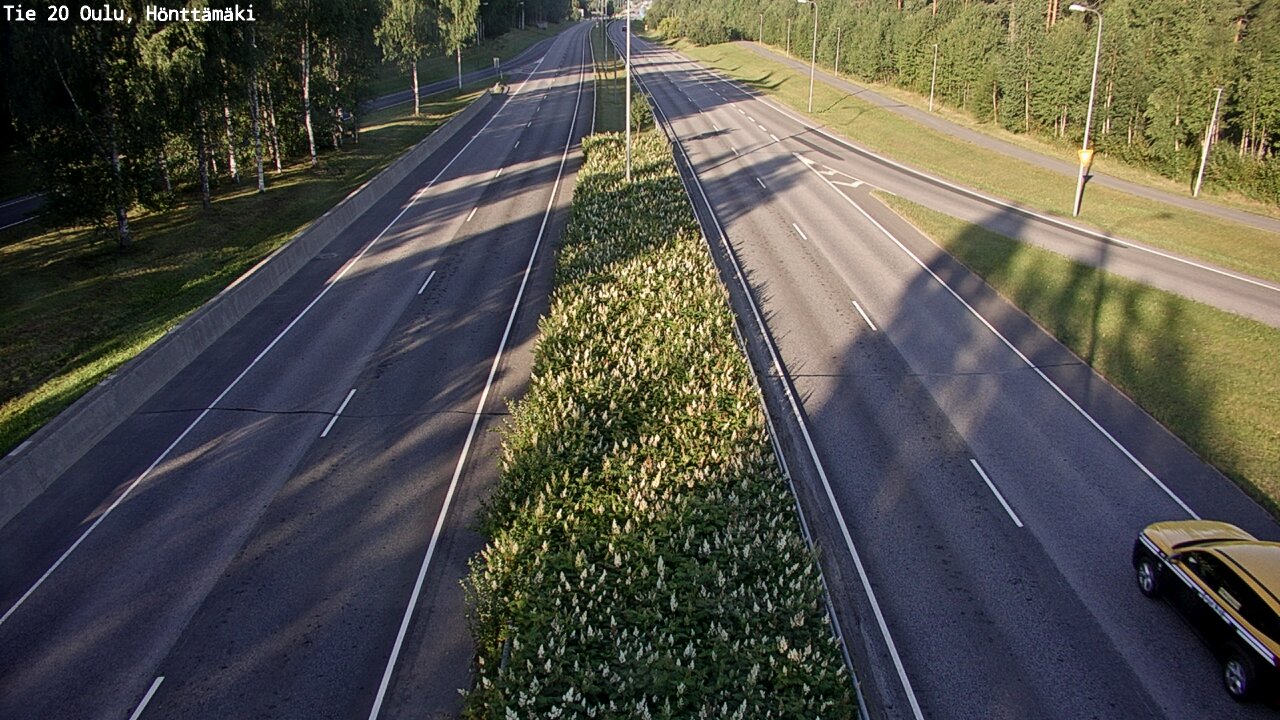 Weather Camera Image Väg 20 Oleåborg, Hönttämäki, Oulu, Pohjois-Pohjanmaa