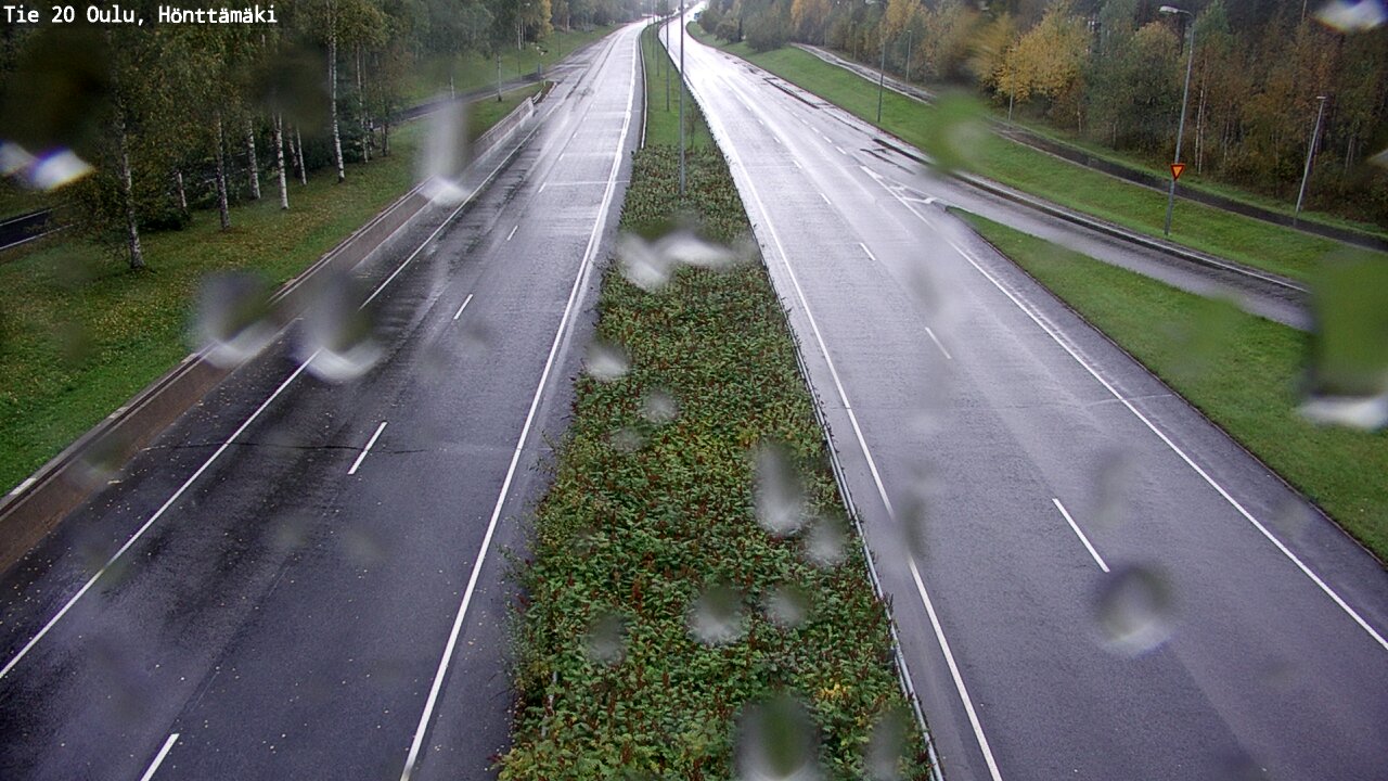 Weather Camera Image Road 20 Oulu, Hönttämäki, Oulu, Pohjois-Pohjanmaa
