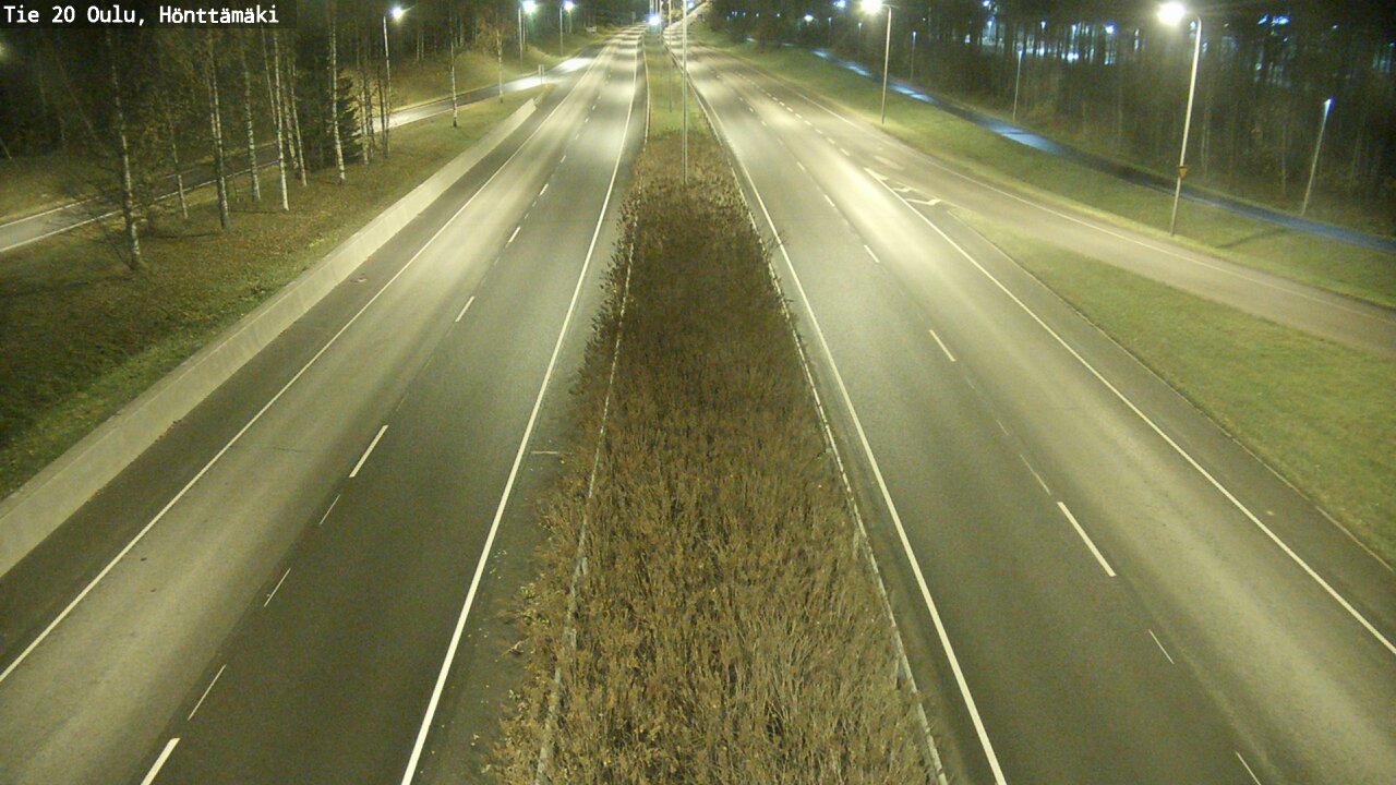 Kelikamerat Kuva Tie 20 Oulu, Hönttämäki, Oulu, Pohjois-Pohjanmaa