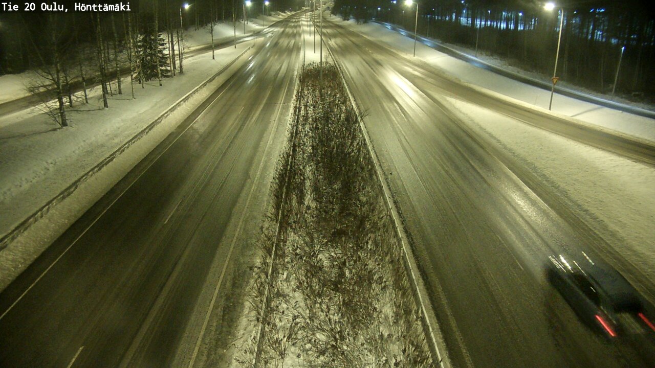 Weather Camera Image Väg 20 Oleåborg, Hönttämäki, Oulu, Pohjois-Pohjanmaa