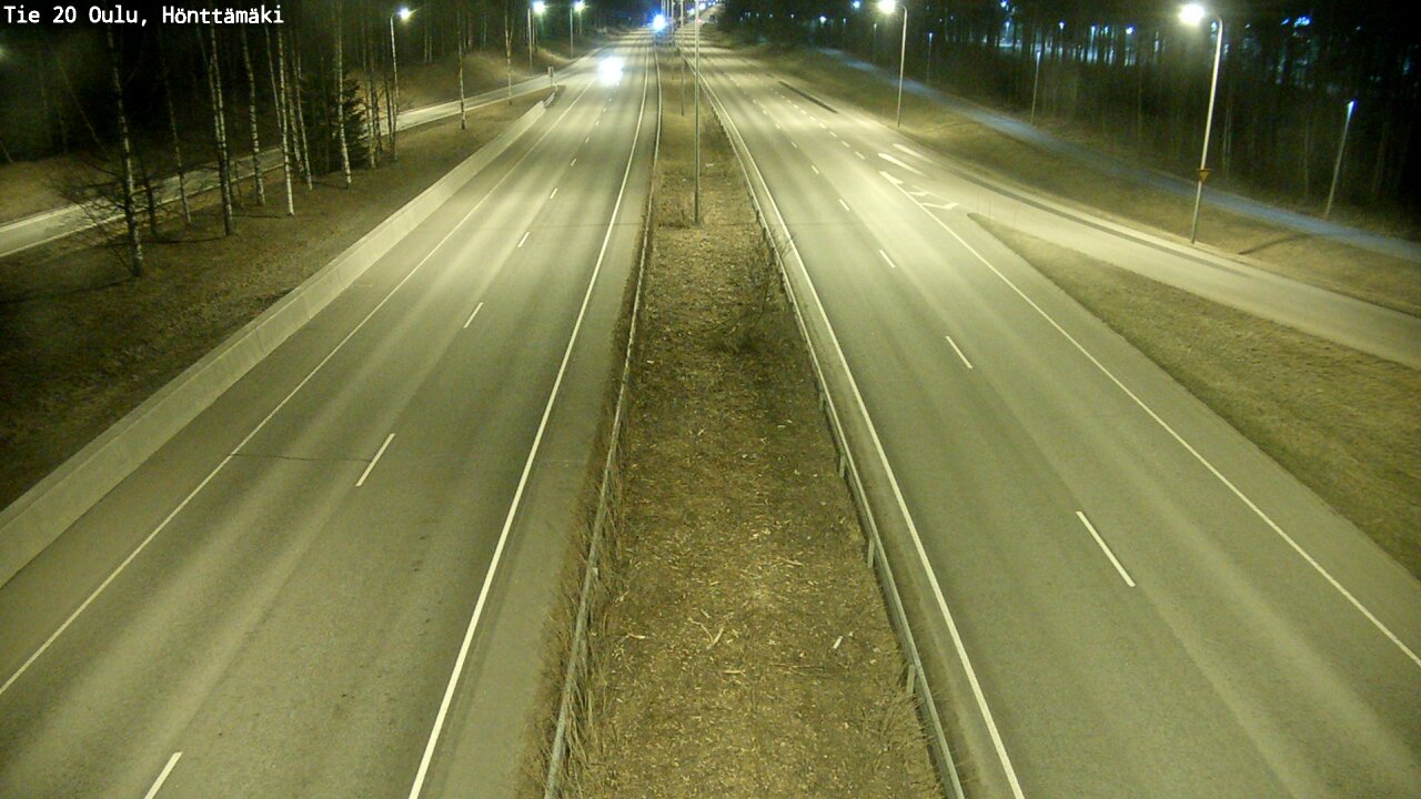 Weather Camera Image Road 20 Oulu, Hönttämäki, Oulu, Pohjois-Pohjanmaa