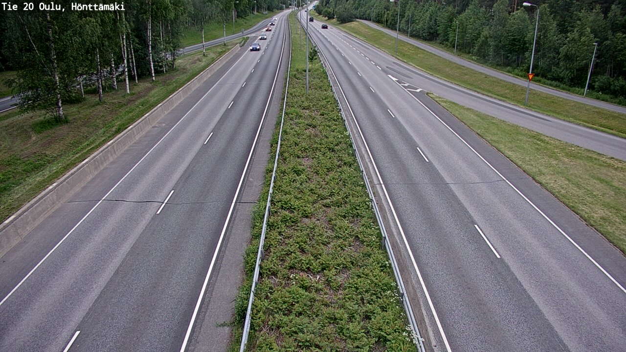 Weather Camera Image Road 20 Oulu, Hönttämäki, Oulu, Pohjois-Pohjanmaa