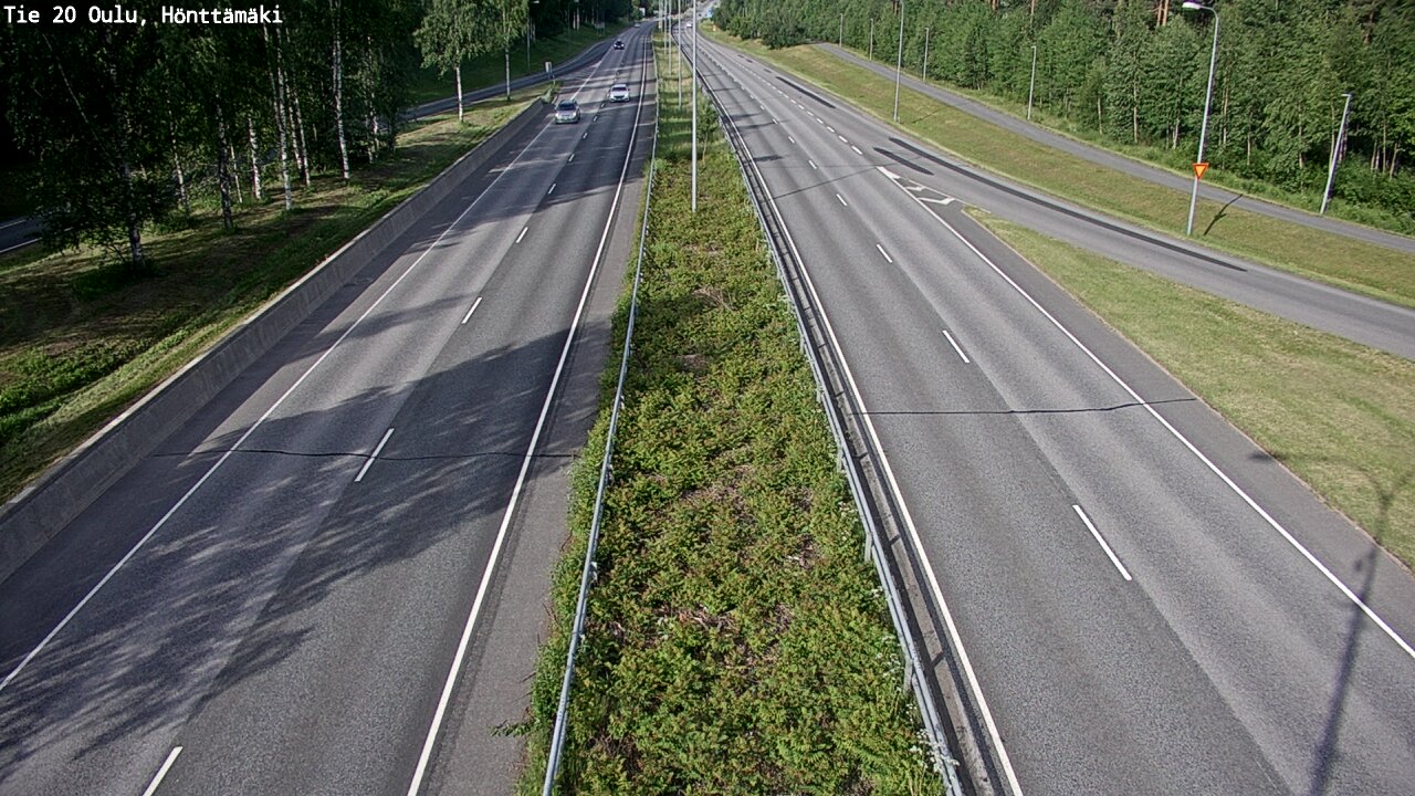 Weather Camera Image Road 20 Oulu, Hönttämäki, Oulu, Pohjois-Pohjanmaa