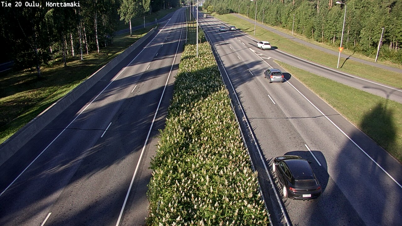 Weather Camera Image Väg 20 Oleåborg, Hönttämäki, Oulu, Pohjois-Pohjanmaa