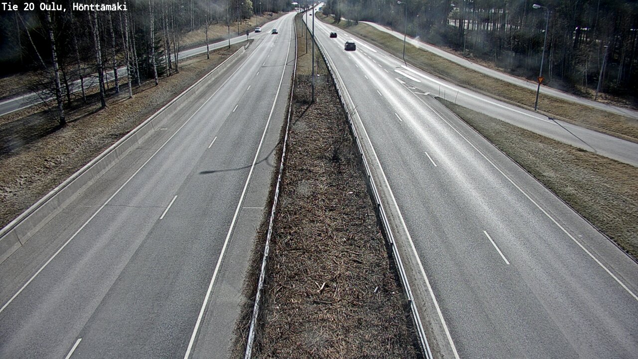 Weather Camera Image Road 20 Oulu, Hönttämäki, Oulu, Pohjois-Pohjanmaa