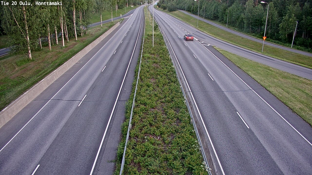 Weather Camera Image Road 20 Oulu, Hönttämäki, Oulu, Pohjois-Pohjanmaa