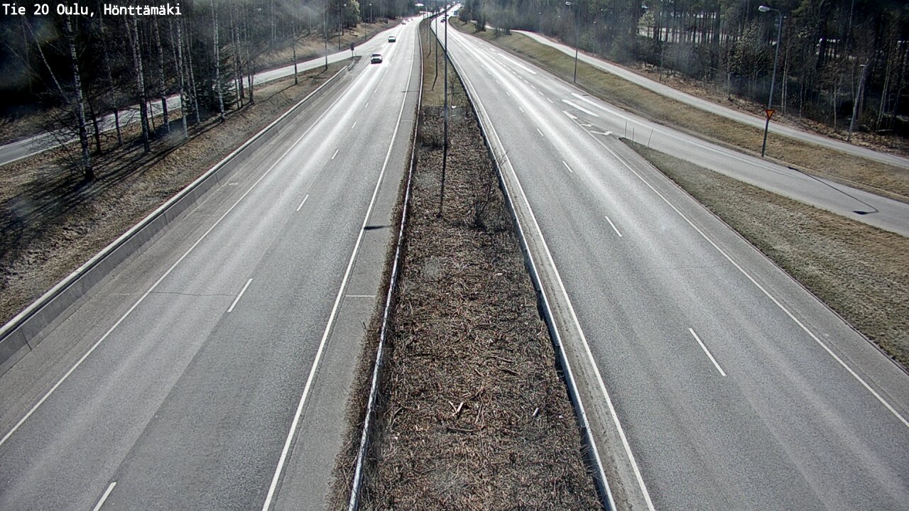 Weather Camera Image Road 20 Oulu, Hönttämäki, Oulu, Pohjois-Pohjanmaa