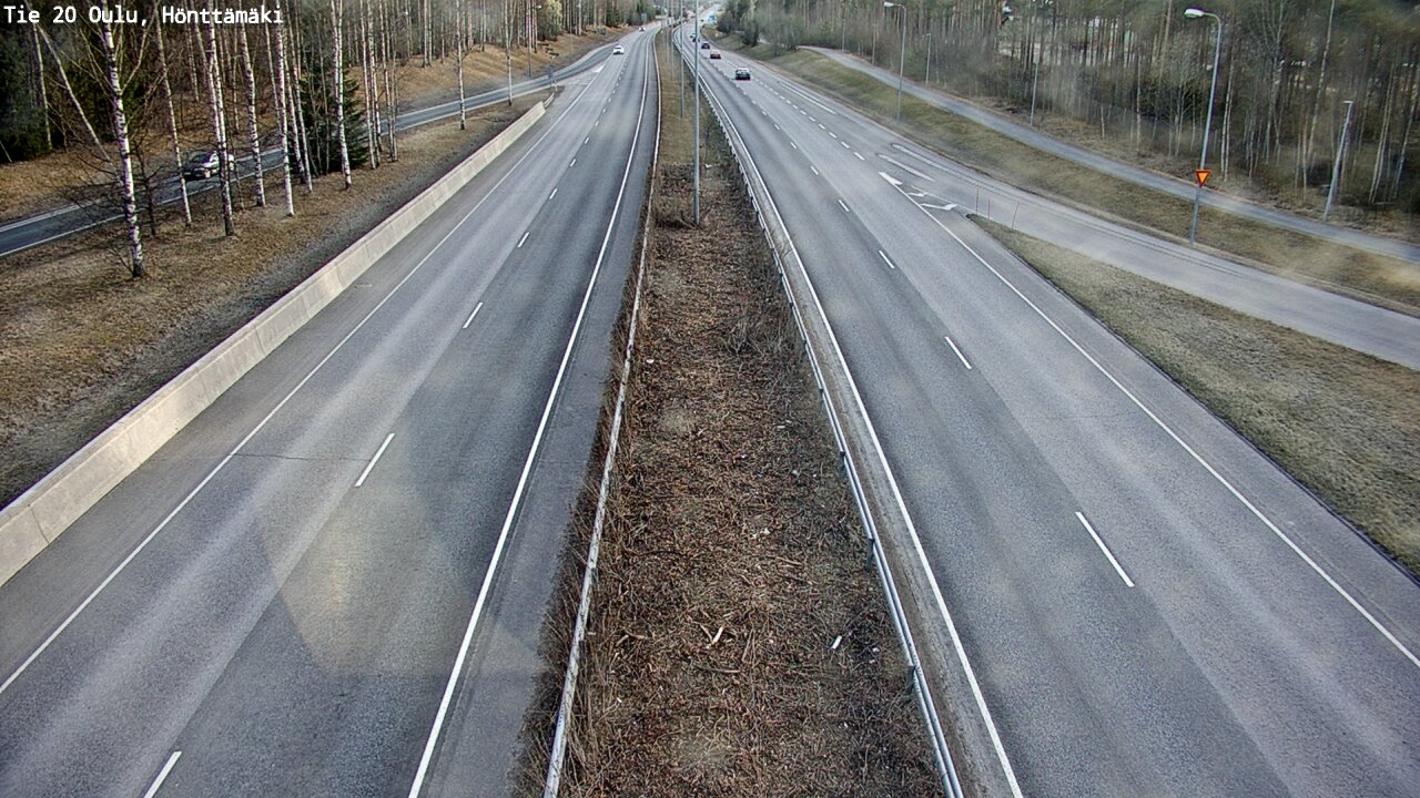 Weather Camera Image Road 20 Oulu, Hönttämäki, Oulu, Pohjois-Pohjanmaa