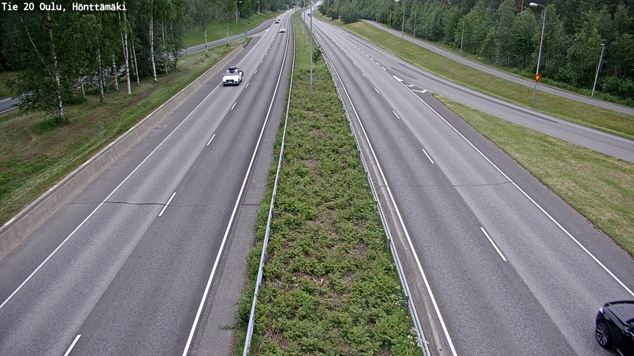 Weather Camera Image Road 20 Oulu, Hönttämäki, Oulu, Pohjois-Pohjanmaa