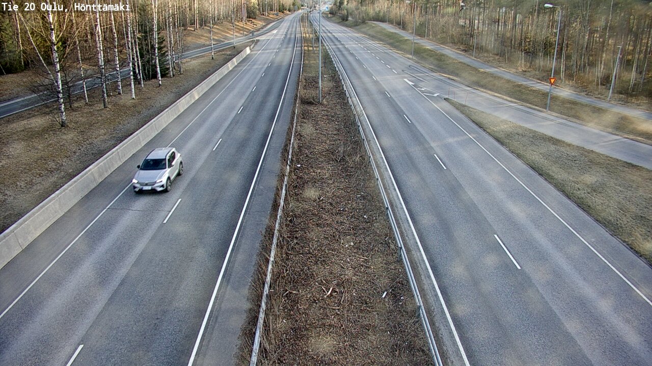 Weather Camera Image Road 20 Oulu, Hönttämäki, Oulu, Pohjois-Pohjanmaa