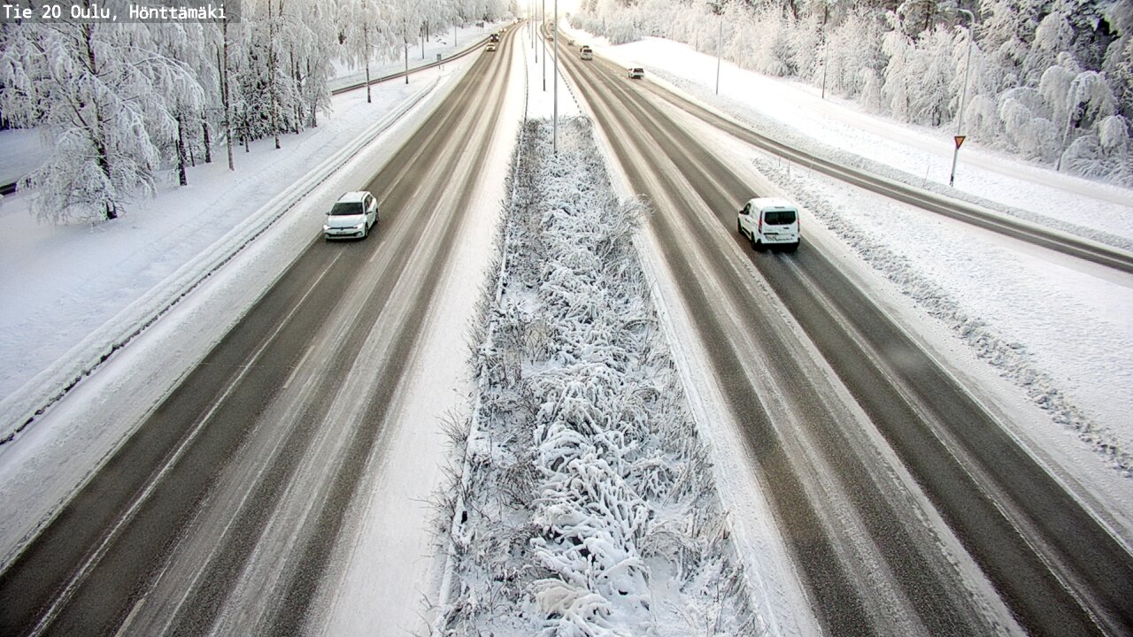 Weather Camera Image Road 20 Oulu, Hönttämäki, Oulu, Pohjois-Pohjanmaa