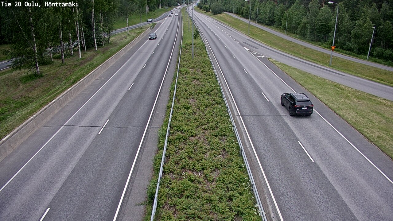 Weather Camera Image Road 20 Oulu, Hönttämäki, Oulu, Pohjois-Pohjanmaa