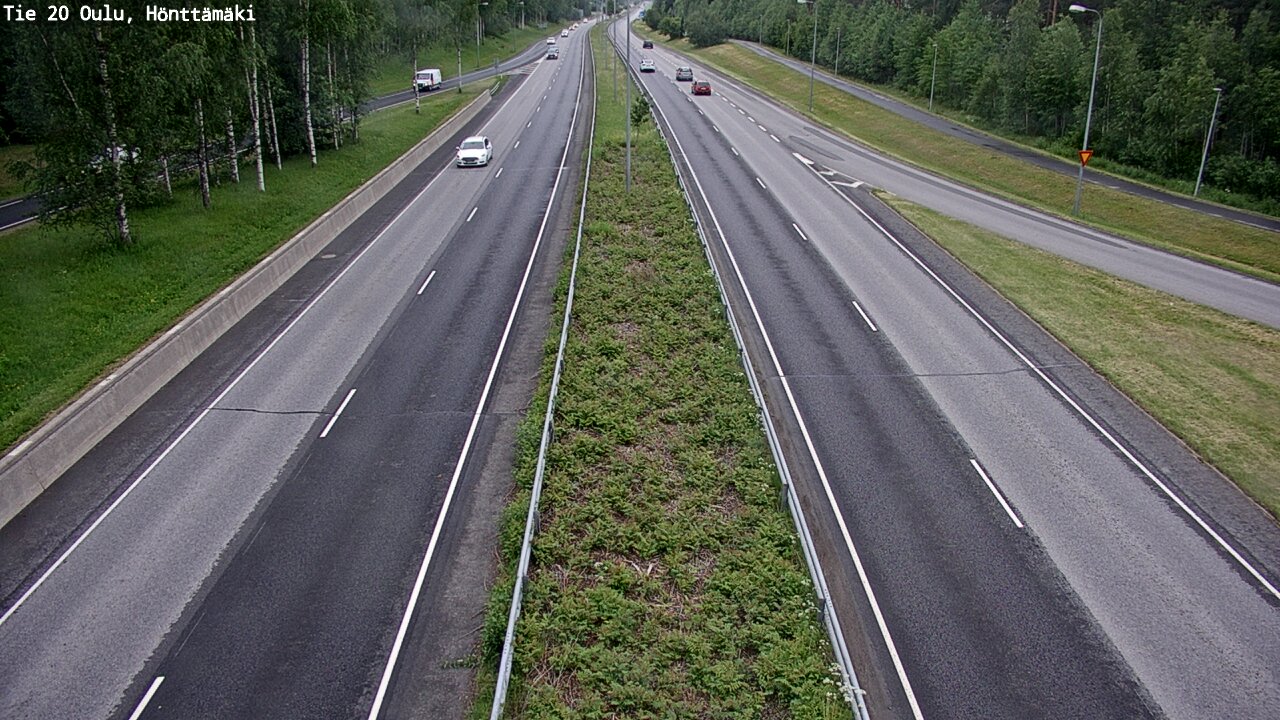 Kelikamerat Kuva Tie 20 Oulu, Hönttämäki, Oulu, Pohjois-Pohjanmaa