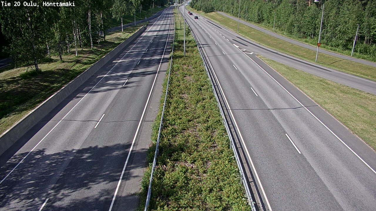 Weather Camera Image Road 20 Oulu, Hönttämäki, Oulu, Pohjois-Pohjanmaa