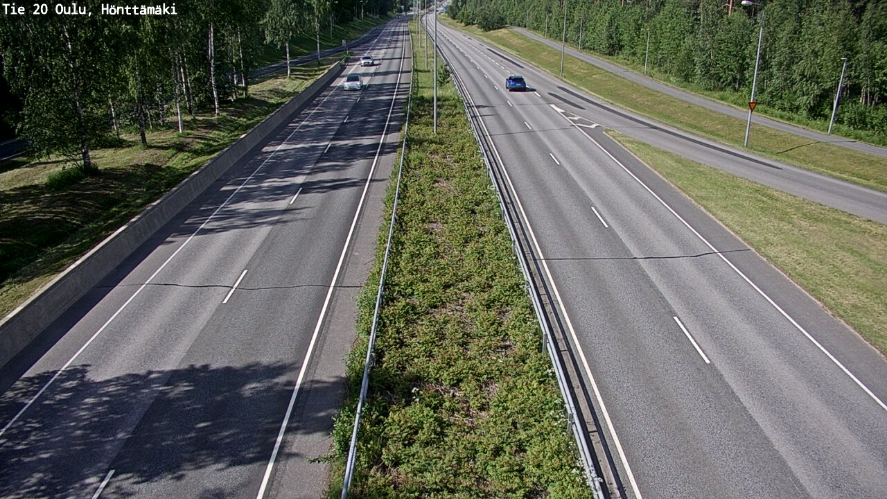 Weather Camera Image Road 20 Oulu, Hönttämäki, Oulu, Pohjois-Pohjanmaa