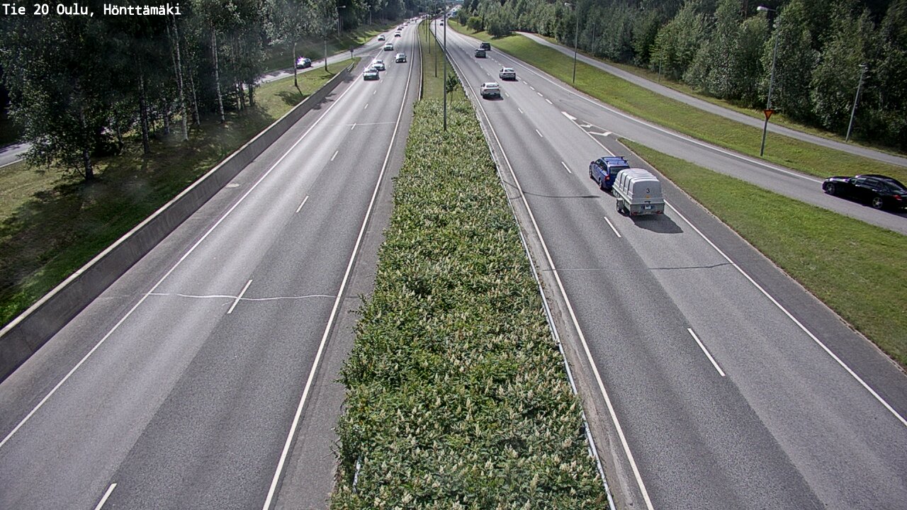 Kelikamerat Kuva Tie 20 Oulu, Hönttämäki, Oulu, Pohjois-Pohjanmaa
