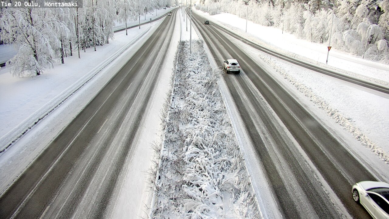 Weather Camera Image Road 20 Oulu, Hönttämäki, Oulu, Pohjois-Pohjanmaa