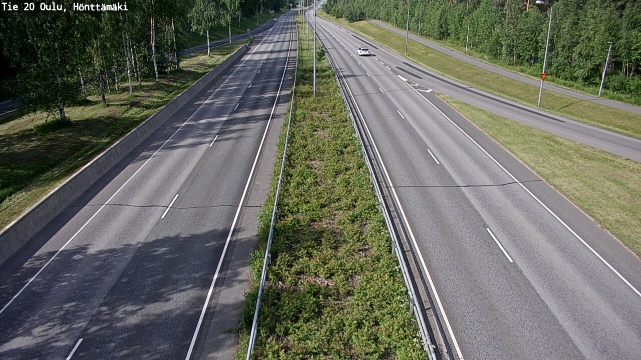 Weather Camera Image Road 20 Oulu, Hönttämäki, Oulu, Pohjois-Pohjanmaa
