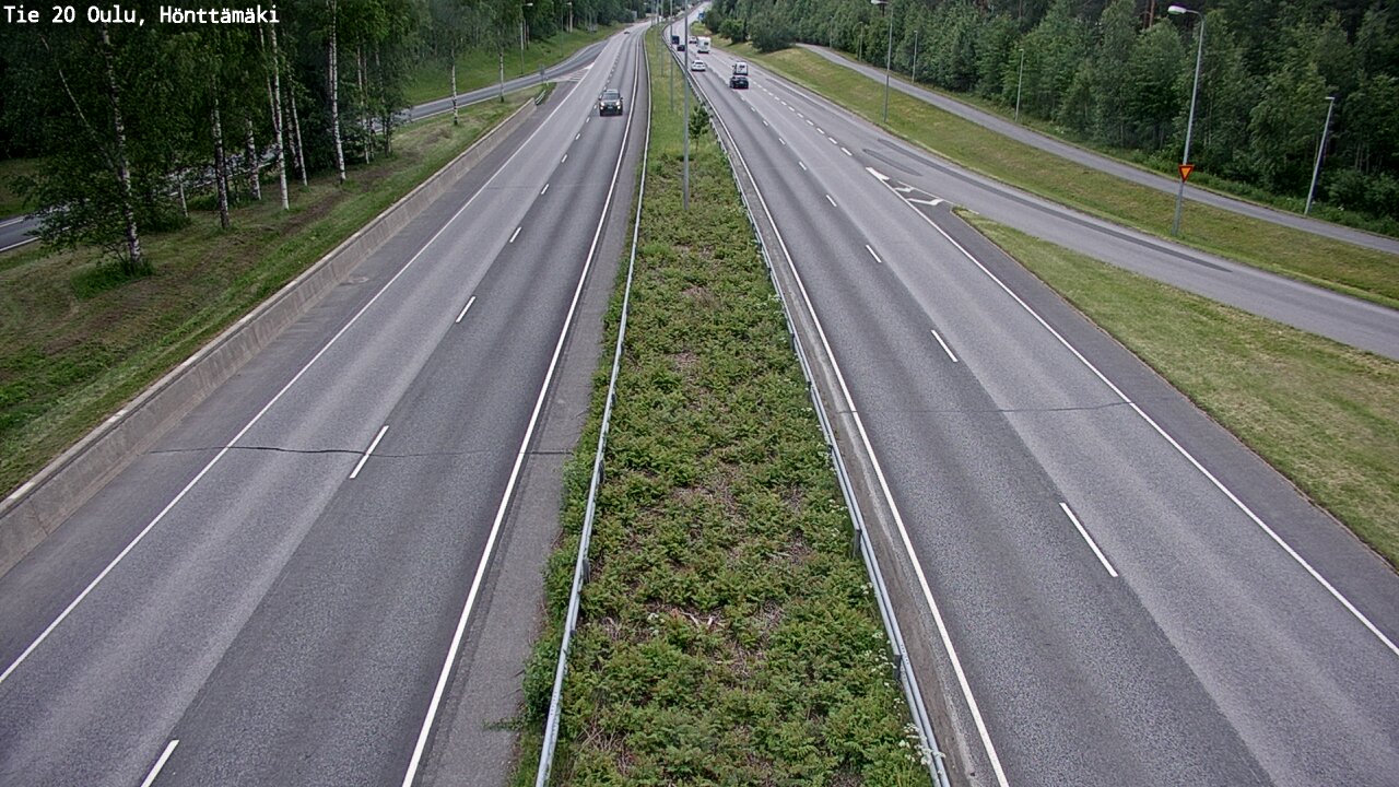 Weather Camera Image Road 20 Oulu, Hönttämäki, Oulu, Pohjois-Pohjanmaa