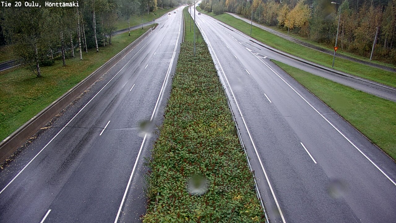 Weather Camera Image Road 20 Oulu, Hönttämäki, Oulu, Pohjois-Pohjanmaa