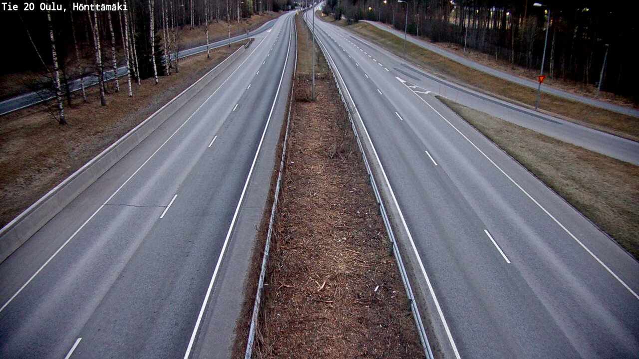 Weather Camera Image Road 20 Oulu, Hönttämäki, Oulu, Pohjois-Pohjanmaa