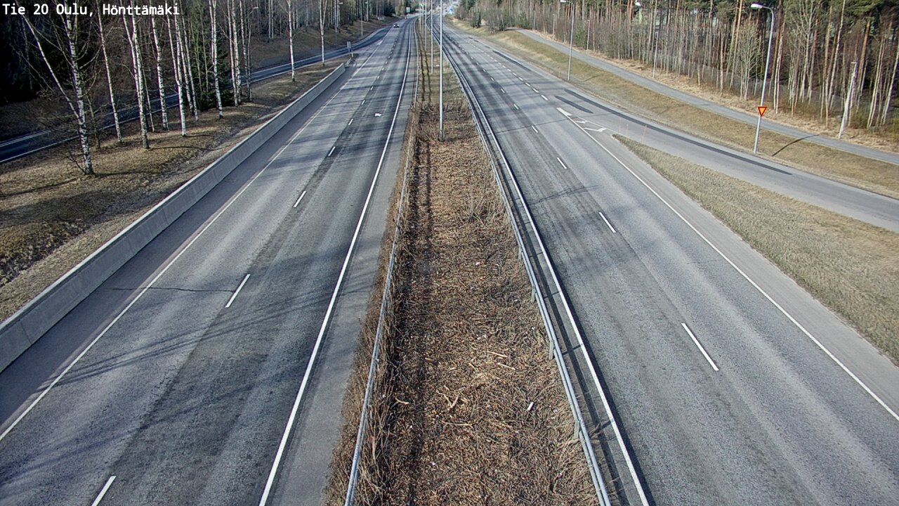 Weather Camera Image Road 20 Oulu, Hönttämäki, Oulu, Pohjois-Pohjanmaa