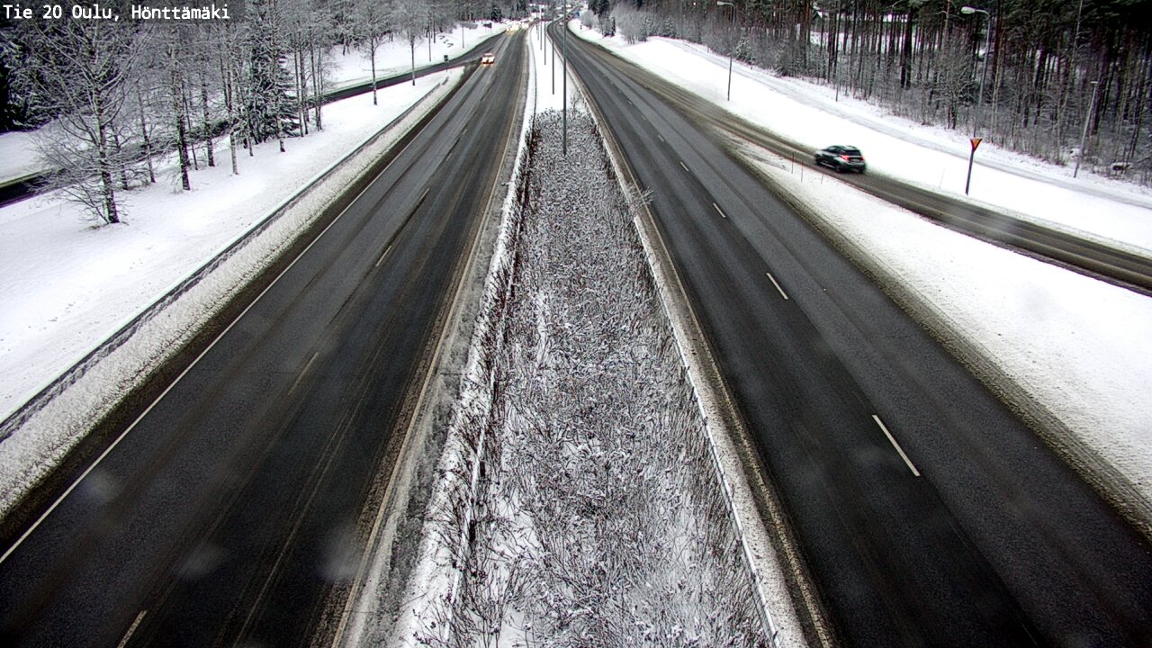 Weather Camera Image Väg 20 Oleåborg, Hönttämäki, Oulu, Pohjois-Pohjanmaa