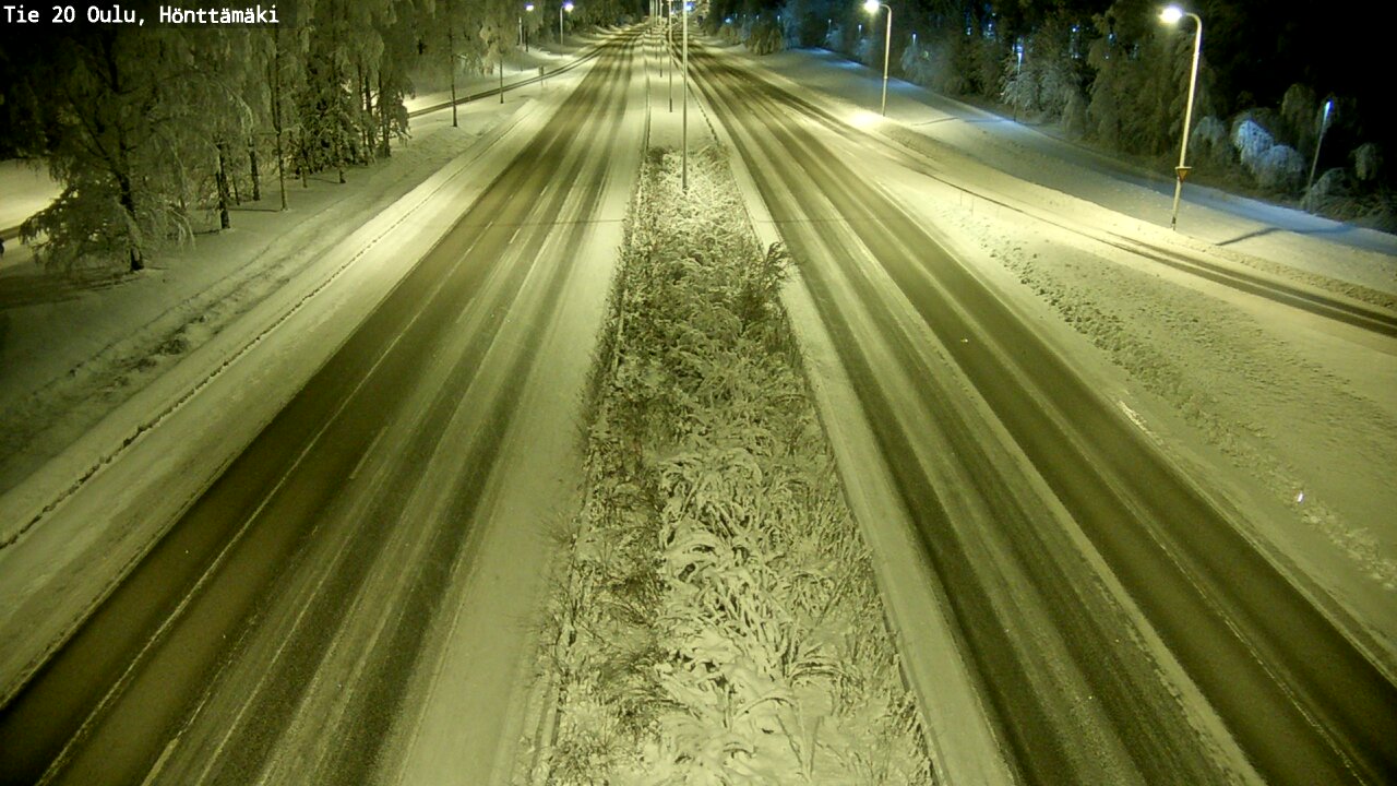 Kelikamerat Kuva Tie 20 Oulu, Hönttämäki, Oulu, Pohjois-Pohjanmaa