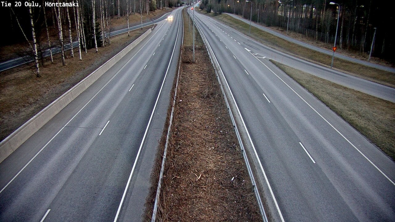 Weather Camera Image Road 20 Oulu, Hönttämäki, Oulu, Pohjois-Pohjanmaa