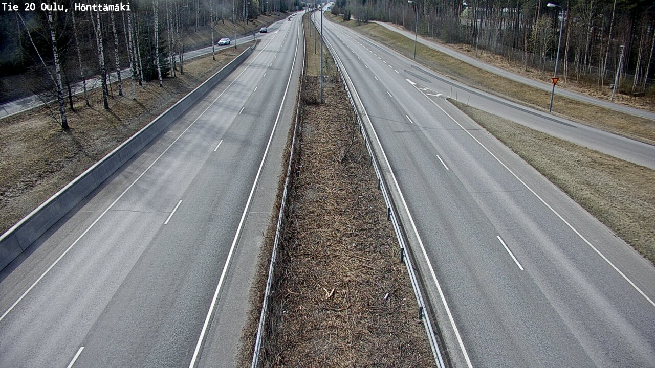 Weather Camera Image Road 20 Oulu, Hönttämäki, Oulu, Pohjois-Pohjanmaa