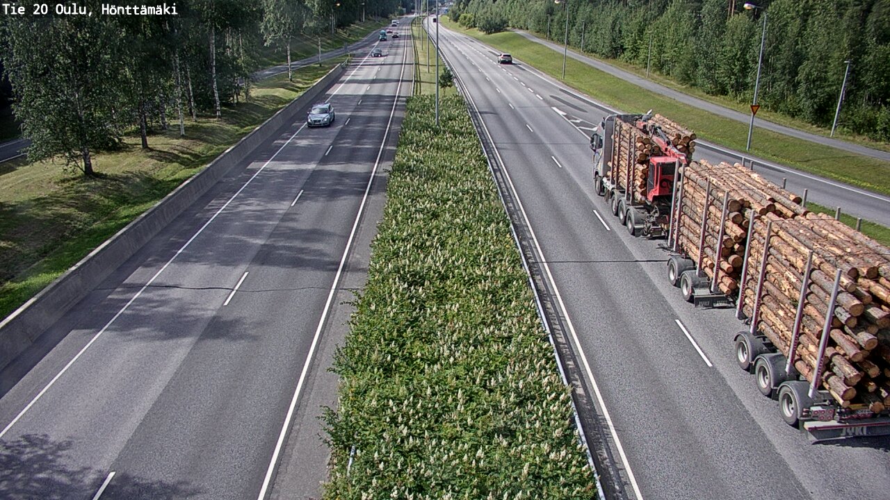 Kelikamerat Kuva Tie 20 Oulu, Hönttämäki, Oulu, Pohjois-Pohjanmaa