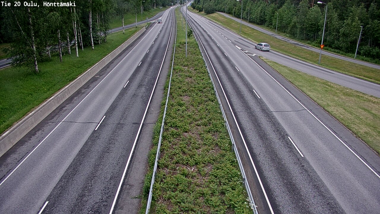 Kelikamerat Kuva Tie 20 Oulu, Hönttämäki, Oulu, Pohjois-Pohjanmaa