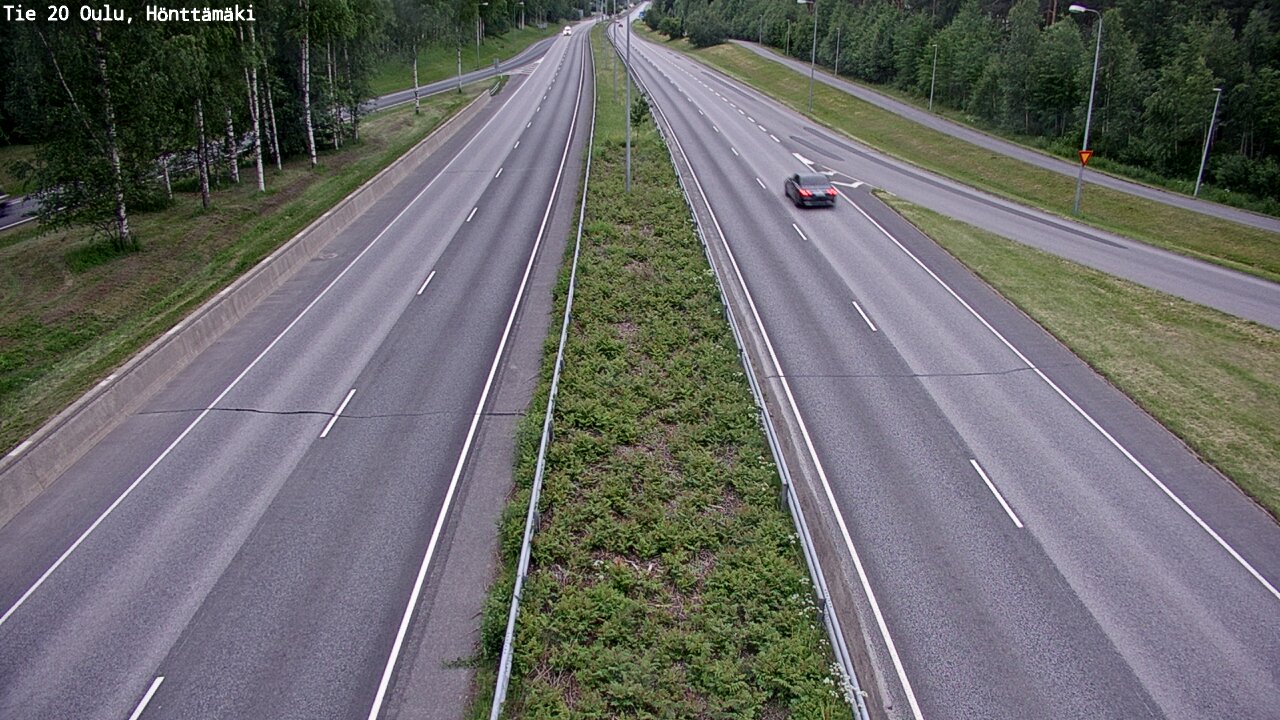 Weather Camera Image Road 20 Oulu, Hönttämäki, Oulu, Pohjois-Pohjanmaa