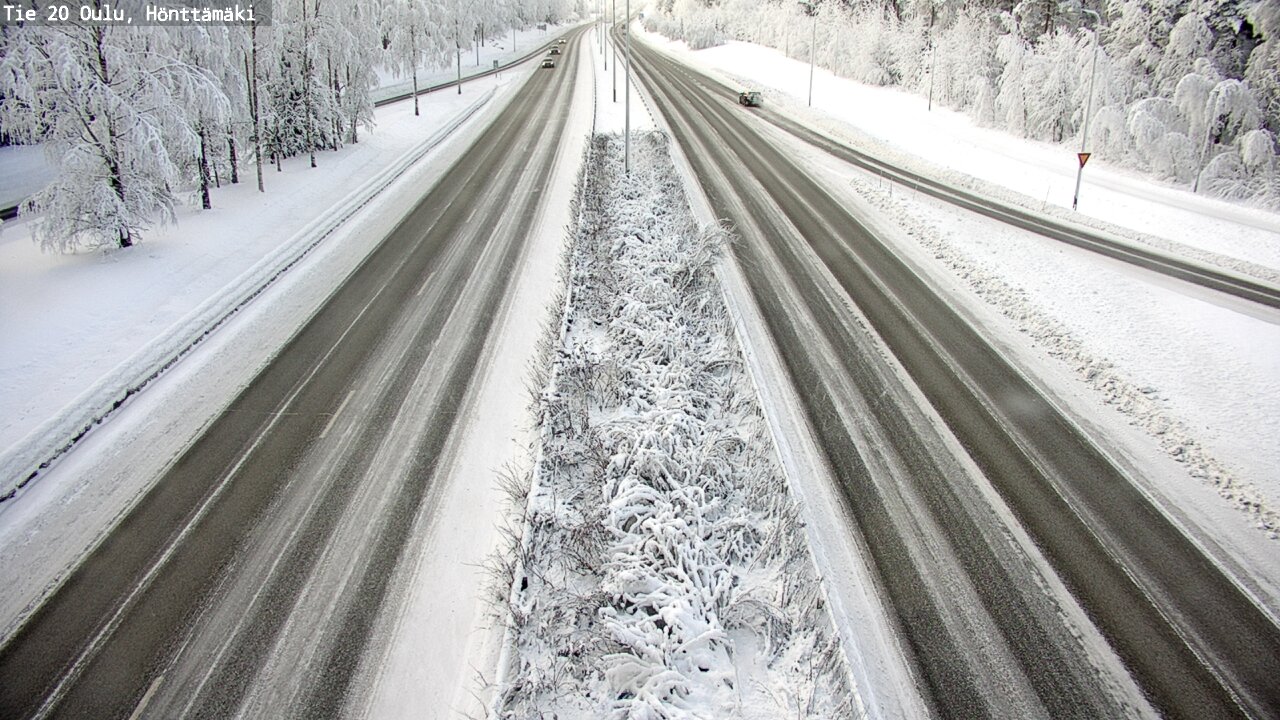 Weather Camera Image Road 20 Oulu, Hönttämäki, Oulu, Pohjois-Pohjanmaa