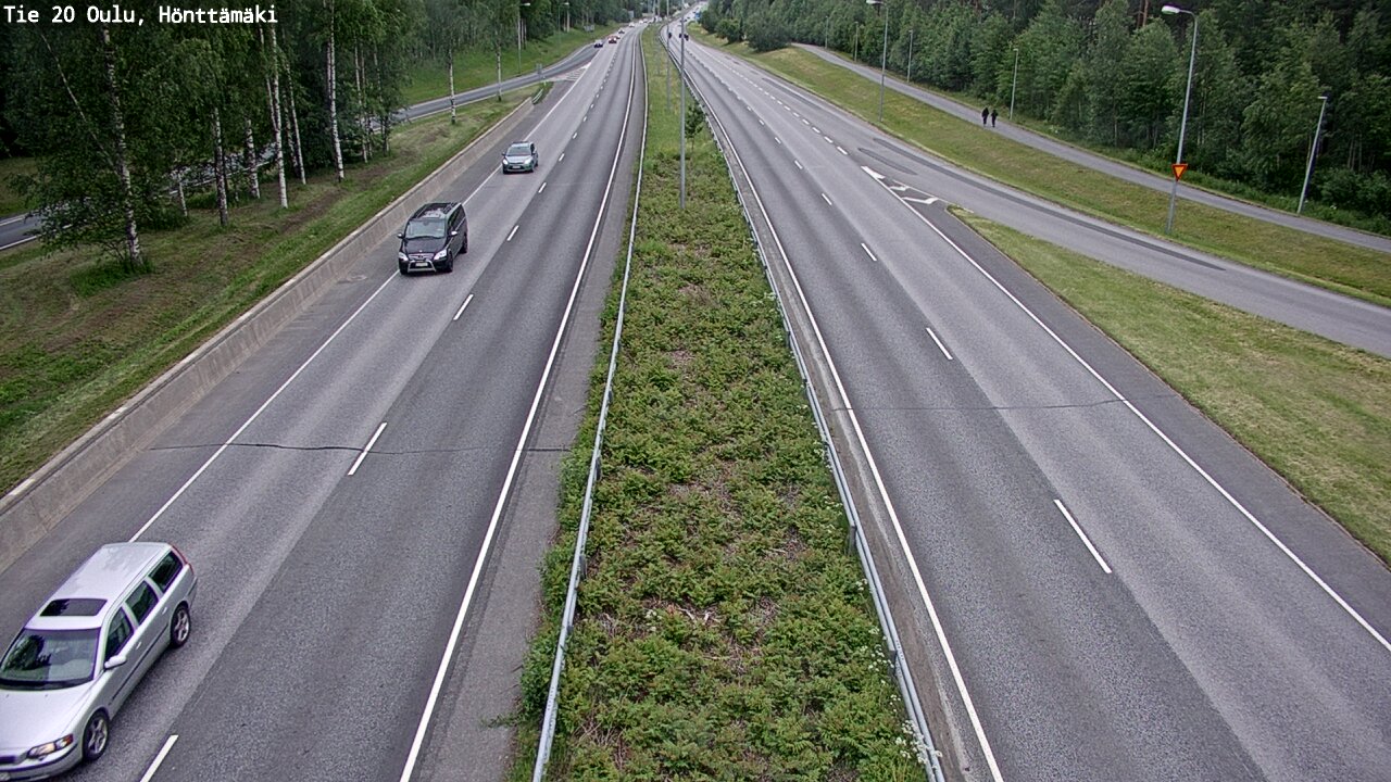 Weather Camera Image Road 20 Oulu, Hönttämäki, Oulu, Pohjois-Pohjanmaa