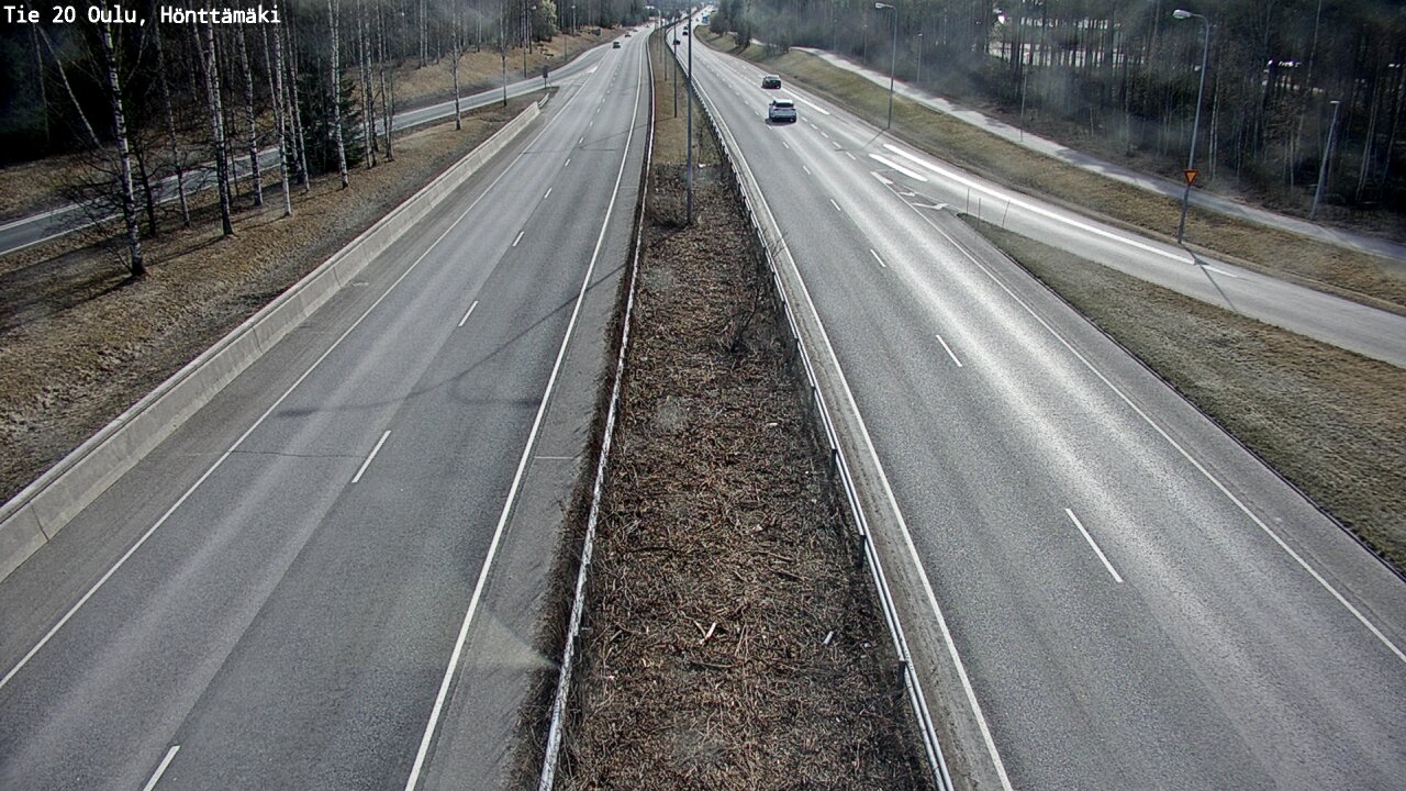 Weather Camera Image Road 20 Oulu, Hönttämäki, Oulu, Pohjois-Pohjanmaa